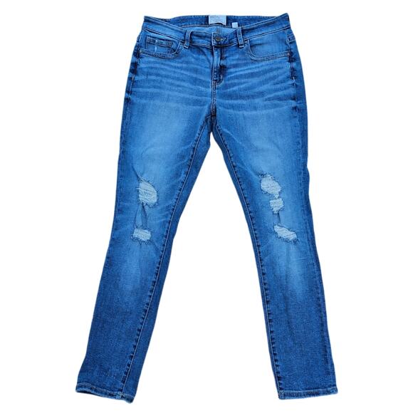 Distressed Jeans Buckle BKE Payton Skinny Size 30 Stretch Denim Crop Ankle - Picture 1 of 10